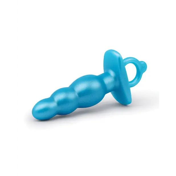 b-Vibe Butties Beaded Tapered Plug - Blue - Anal Products