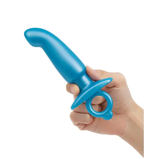 b-Vibe Butties Hither Tapered Prostate Plug - Blue - Anal Products