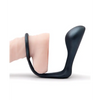 b-Vibe Butties Ringer Cock Ring & Prostate Plug - Black - Anal Products