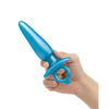 b-Vibe Butties Sleek Tapered Plug - Blue - Anal Products