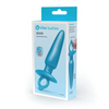 b-Vibe Butties Sleek Tapered Plug - Blue - Anal Products