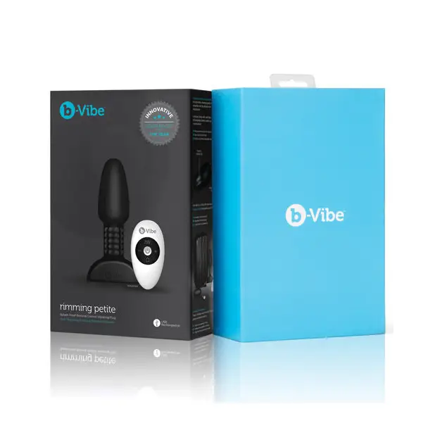 b-Vibe Petite Rimming Plug - Black - Anal Products