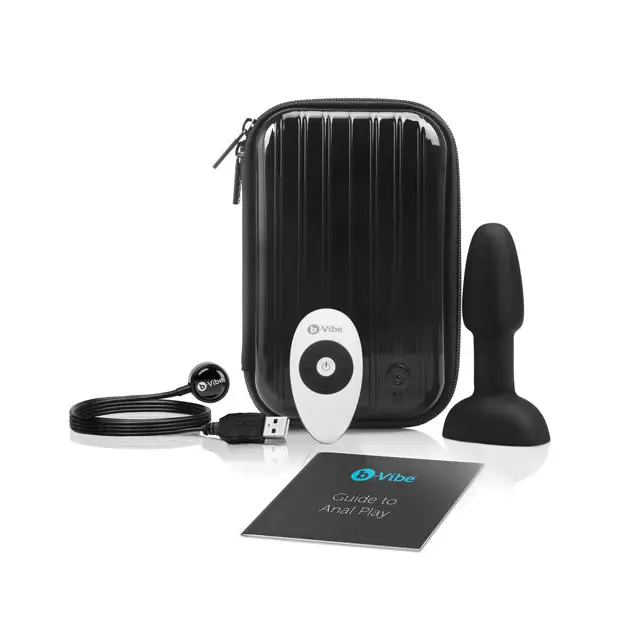 b-Vibe Petite Rimming Plug - Black - Anal Products
