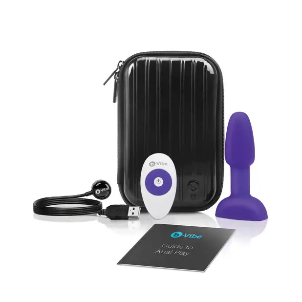 b-Vibe Petite Rimming Plug - Purple - Anal Products