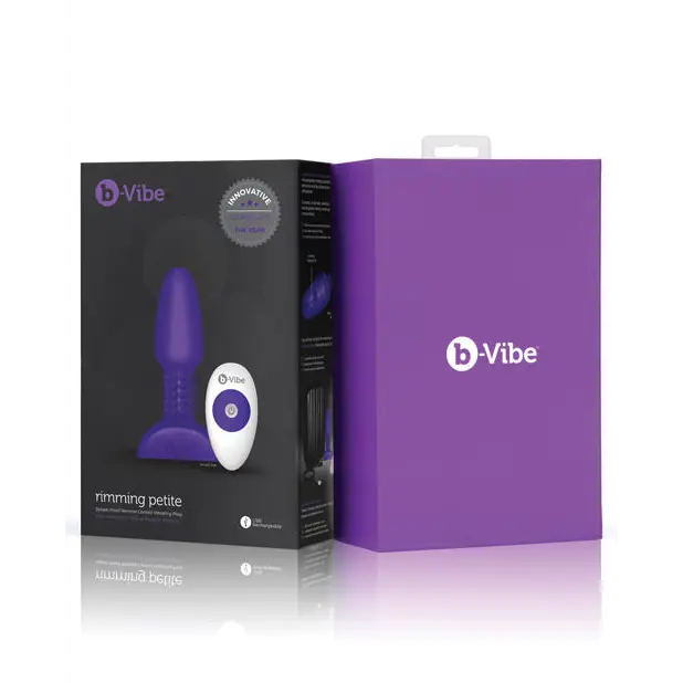 b-Vibe Petite Rimming Plug - Purple - Anal Products