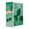 b-Vibe Remote Control Vibrating Jewel Plug (M/L) - Emerald Green - Anal Products