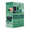 b-Vibe Remote Control Vibrating Jewel Plug (M/L) - Emerald Green - Anal Products