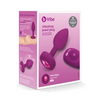 b-Vibe Remote Control Vibrating Jewel Plug (S/M) - Fuchsia - Anal Products