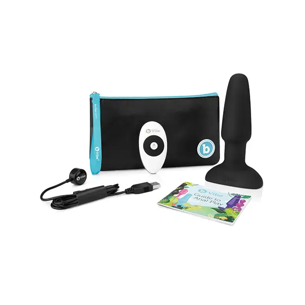 b-Vibe Rimming Plug 2 - Black - Anal Products