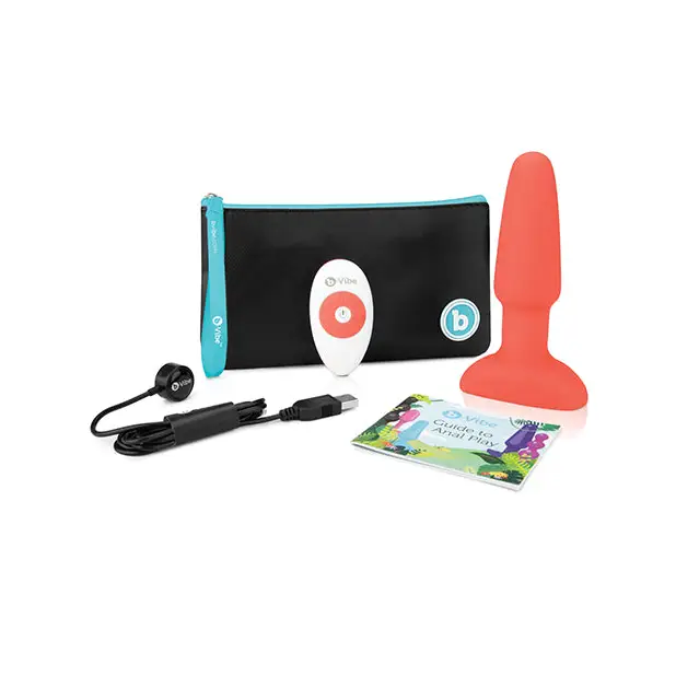 b-Vibe Rimming Plug 2 - Orange - Anal Products