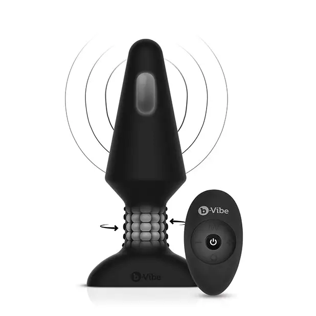 b-Vibe Rimming Plug XL - Black - Anal Products