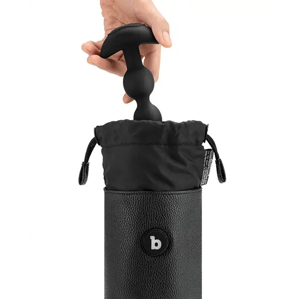 b-Vibe UV Sterilizer Pouch w/USB Cord - Black - Storage Cases & Bags