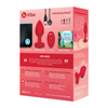 b-Vibe Vibrating Heart Plug M/L - Red - Anal Products