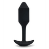 b-Vibe Vibrating Weighted Snug Plug M - 112 g Black - Anal Products