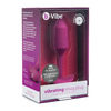 b-Vibe Vibrating Weighted Snug Plug M - 112 g Rose - Anal Products