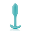 b-Vibe Weighted Snug Plug 1 - 55 g Mint - Anal Products