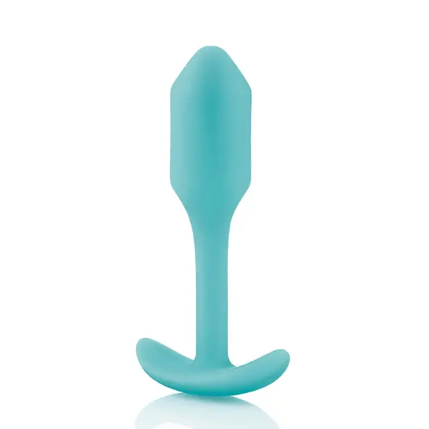 b-Vibe Weighted Snug Plug 1 - 55 g Mint - Anal Products