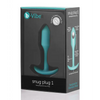 b-Vibe Weighted Snug Plug 1 - 55 g Mint - Anal Products