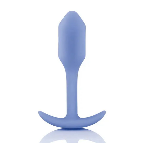 b-Vibe Weighted Snug Plug 1 - 55 g Violet - Anal Products