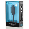 b-Vibe Weighted Snug Plug 2 - 114 g Black - Anal Products