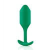b-Vibe Weighted Snug Plug 2 - 114 g Green - Anal Products