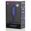 b-Vibe Weighted Snug Plug 2 - 114 g Purple - Anal Products