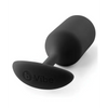 b-Vibe Weighted Snug Plug 3 - 180 g Black - Anal Products