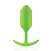 b-Vibe Weighted Snug Plug 3 - 180 g Lime - Anal Products