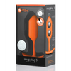 b-Vibe Weighted Snug Plug 3 - 180 g Orange - Anal Products