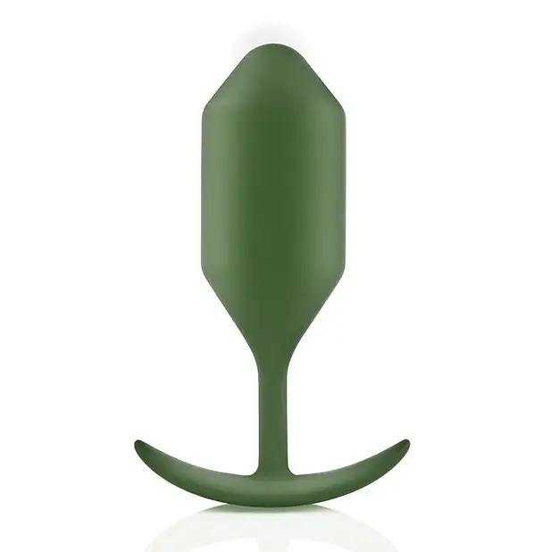 b-Vibe Weighted Snug Plug 4 - 256 g Army - Anal Products