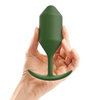 b-Vibe Weighted Snug Plug 4 - 256 g Army - Anal Products