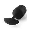 b-Vibe Weighted Snug Plug 4 - 256 g Black - Anal Products