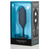 b-Vibe Weighted Snug Plug 4 - 256 g Black - Anal Products