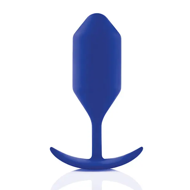 b-Vibe Weighted Snug Plug 4 - 256 g Navy - Anal Products