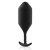 b-Vibe Weighted Snug Plug 5 - 350 g Black - Anal Products