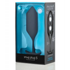 b-Vibe Weighted Snug Plug 5 - 350 g Black - Anal Products