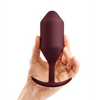 b-Vibe Weighted Snug Plug 5 - 350 g Dark Red - Anal Products