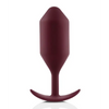 b-Vibe Weighted Snug Plug 5 - 350 g Dark Red - Anal Products