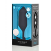 b-Vibe Weighted Snug Plug 6 - 515 g Black - Anal Products