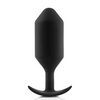 b-Vibe Weighted Snug Plug 7 - 600 g Black - Anal Products