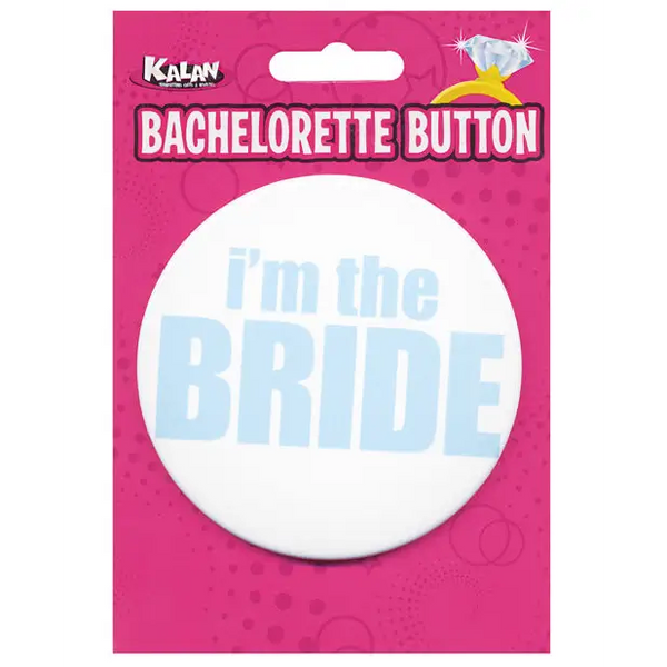 Bachelorette Button - I’m the Bride - Bachelorette & Party Supplies