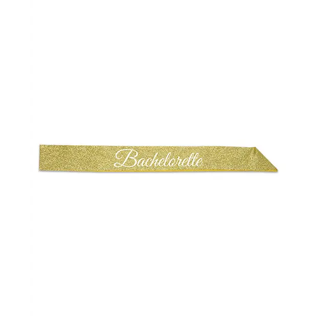 Bachelorette Glittered Sash - Bachelorette & Party Supplies