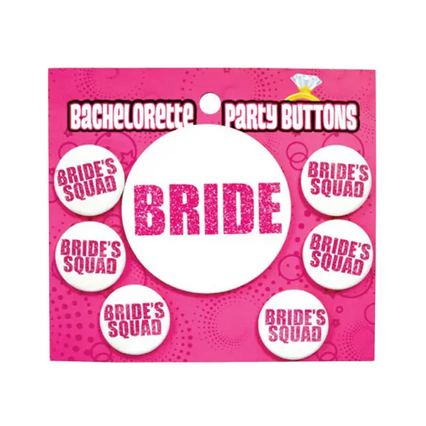 Bachelorette Party Button - Bride/Bride’s Squad - Bachelorette & Party Supplies