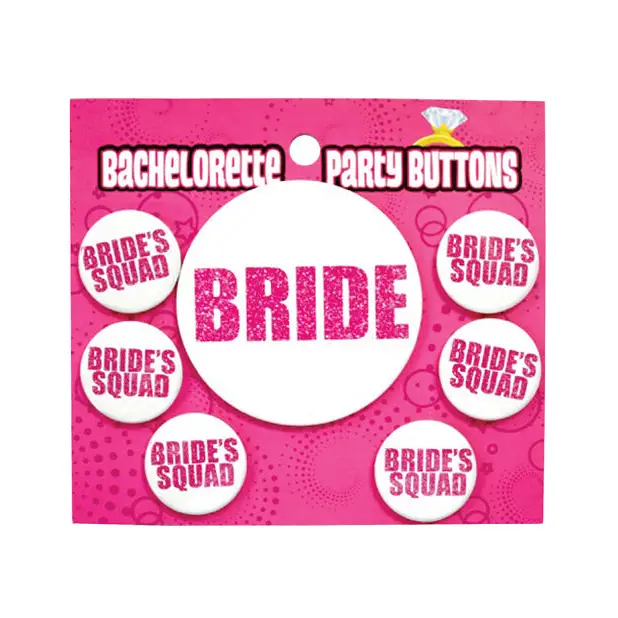 Bachelorette Party Button - Bride/Bride’s Squad - Bachelorette & Party Supplies