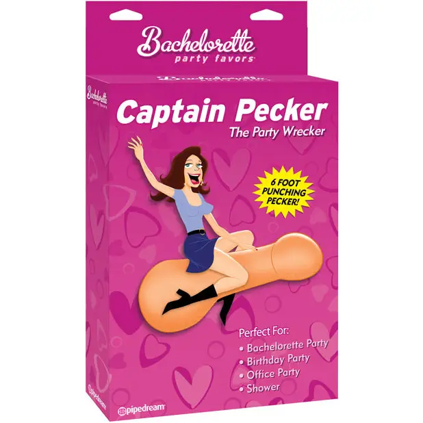 Bachelorette Party Favors Captain Pecker Inflatable - Bachelorette & Party Supplies