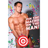 Bachelorette Party Favors Pin the Macho On the Man Game - Bachelorette & Party Supplies