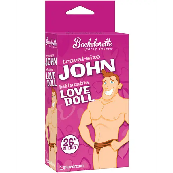 Bachelorette Party Favors Travel Size John Blow Up Doll - Bachelorette & Party Supplies