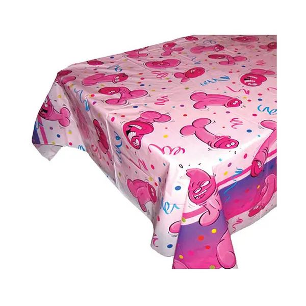 Bachelorette Pecker Tablecover - Bachelorette & Party Supplies