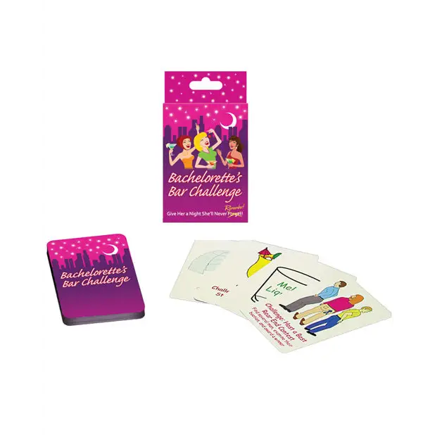 Bachelorette’s Bar Challenge Card Game - Bachelorette & Party Supplies