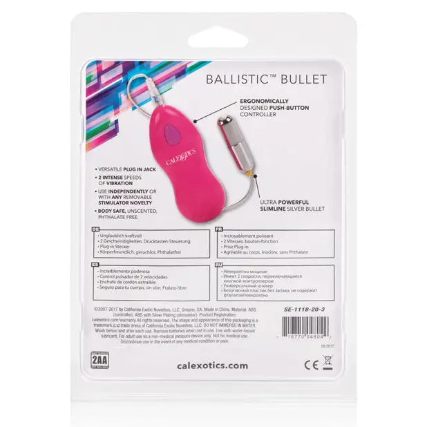 Ballistic Bullet - Pink - Stimulators